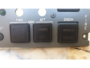 boeing 737 fácil korry cambiar interruptor hogar 3d print model - Mito3D