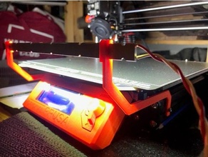 prusa LED bande agrafe 3d print model - Mito3D