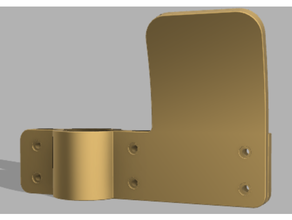 virus-free door handle 3d print model - Mito3D
