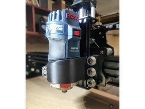 soutien cnc verser Bosch gkf600 machine monter ox broche 3d print model - Mito3D