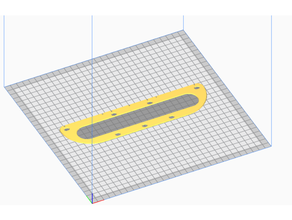 face shield cutting template - prusa based head bands a4 3d print model - Mito3D