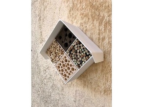 sencillo abeja hotel insectos 3d print model - Mito3D