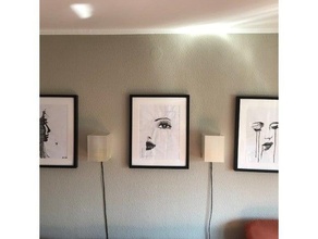 lampeschade wallmount alexa designe designer lamp lampshade light living room 3d print model - Mito3D