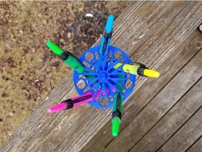 dolma kalem fosforlu Kulp destek sıra organizatör depolama oyuncak kuru silmek işaretleyici kıpır spinner ofis kübik ekipman 3d print model - Mito3D