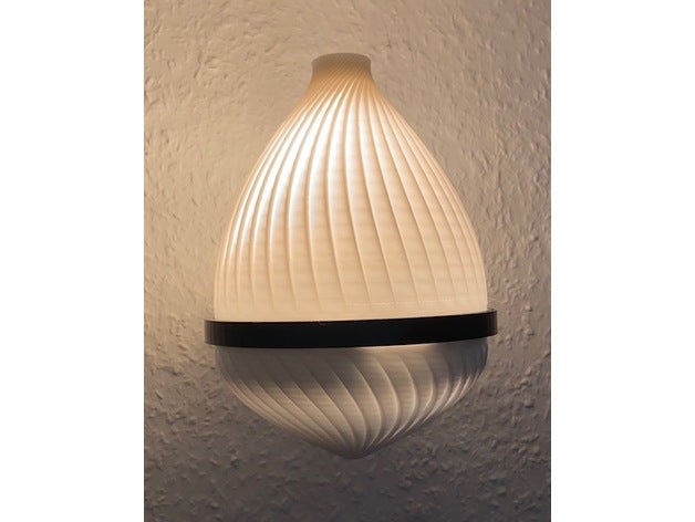 wall lamp 3D print model - Mito3D