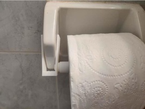 tuvalet kağıt rulo genişletici openscad Kulp destek 3d print model - Mito3D