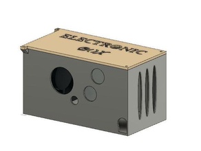 elektronisch Box 3d print model - Mito3D