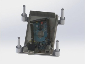 raspberry pi stackable tray arduino mega 2560 3d print model - Mito3D