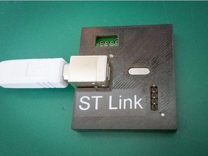 st link mb867a debug interfaccia stm8 scoperta telaio debugger microcontrollore stm 3d print model - Mito3D