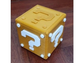 remixed -&gt nintendo switch question box cartridge holder - sliding lid 3d print model - Mito3D