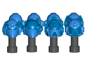 8 born helmets tire valve stem cap - automotive schrader 3d print model - Mito3D