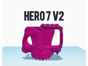 gorpo hero7 skull v2 3d print model - Mito3D