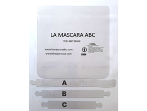 scara abc masque careta combat coronavirus défendre visage mascara protection mascarilla Pantalla faciale 3d print model - Mito3D