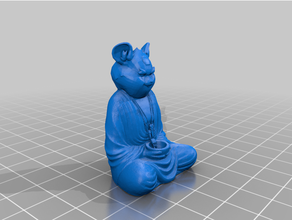 wrecking buddha 3d print model - Mito3D