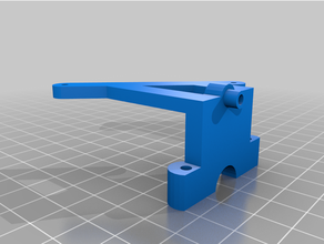tronxy 100 direct extruder carriage 3d print model - Mito3D