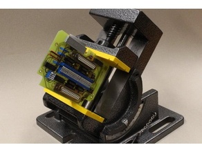 tarjeta circuito impreso mandíbulas girar tornillo platinenbacken banco giratorio freecad 3d print model - Mito3D