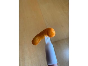 doigt fourchette cheeto casse croûte collations 3d print model - Mito3D