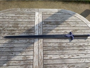 sao alicization night sky sword's kirito sword art online 3d print model - Mito3D