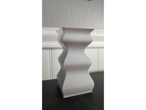 square vase 3d print model - Mito3D