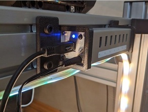 orico USB cubo 4080 extrudado alumínio suporte 3d print model - Mito3D