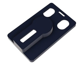rsa token 2 badge holder card 3d print model - Mito3D