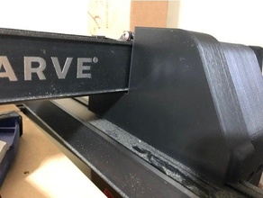 x-carve wide y-axis dust covers cnc inventables carriage carve axis motor 3d print model - Mito3D