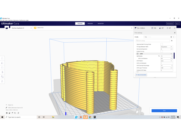 cara escudo 3dverkstan quadro Armação pilhas coronavírus mascarar covid19 ppe 3D print model - Mito3D