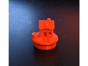 settlers catan - settlement 3d print model - Mito3D