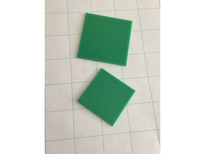 Quadrat rechteckig Wargaming Basen 2 3d print model - Mito3D