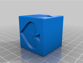 euchre cube cardgames games 3d print model - Mito3D