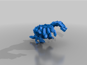 shara ishvalda - armored dragon iceborne mhw mhwiceborne monster hunter video game 3d print model - Mito3D