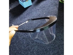 covid 19 lunettes verre masque 3d print model - Mito3D