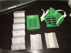 kovid pandemi maske tokalar sıçratmak koruma 3d print model - Mito3D