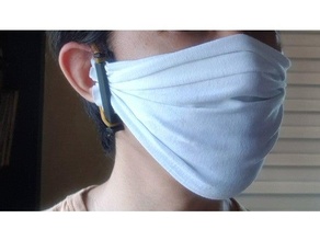 clip mask - cloth fabric cloth diy facemask mask