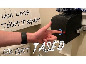 toilet paper dispenser tases 3d print model - Mito3D
