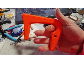 semi sanitary touch hook 3d print model - Mito3D
