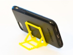 ayarlanabilir telefon ayakta durmak pip katlanabilir katlama Kulp destek iphone Yazdır yer tablet 3d print model - Mito3D