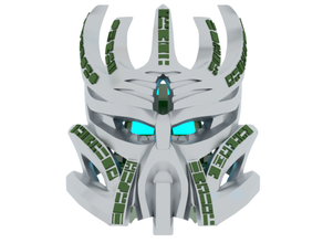 legendary mask creation artakha bionicle kanohi legend lego compatible makuta recreation 3d print model - Mito3D