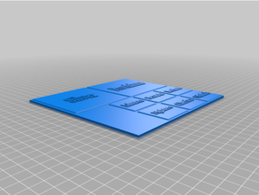 paladines Oeste Reino almacenamiento juego mesa juegos inserciones organizador tablero 3d print model - Mito3D