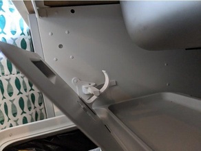 automatique couvercle ouvreur Ikea llbar tiroir poubelle 3d print model - Mito3D
