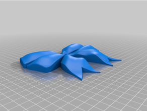 gift bow 3d print model - Mito3D