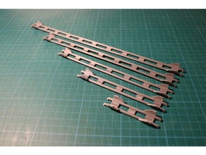 marble track - rails gravitrax compatible 3d print model - Mito3D