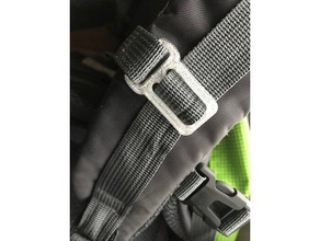 mochila esterno controle deslizante fivela substituição ombro tri glide 3d print model - Mito3D