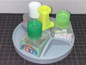 adhesive pot holder v20 building color colour extra fit glue hobby model modelling quickset tamiya tet 3d print model - Mito3D
