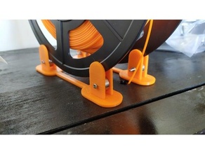 pla carretel suporte filamento 3d print model - Mito3D