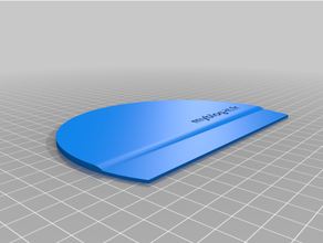 simple dough cutter 3d print model - Mito3D