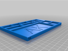 parts tray 3d print model - Mito3D