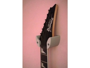 ibanez guitar wall mount electric hanger 3d print model - Mito3D