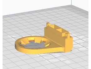 ender 3 + micro swiss hot cooling ring 3d print model - Mito3D