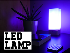 LED lampe soudure 3d impression décor décoration bureau leds titulaire soutien lumière monter 3d print model - Mito3D